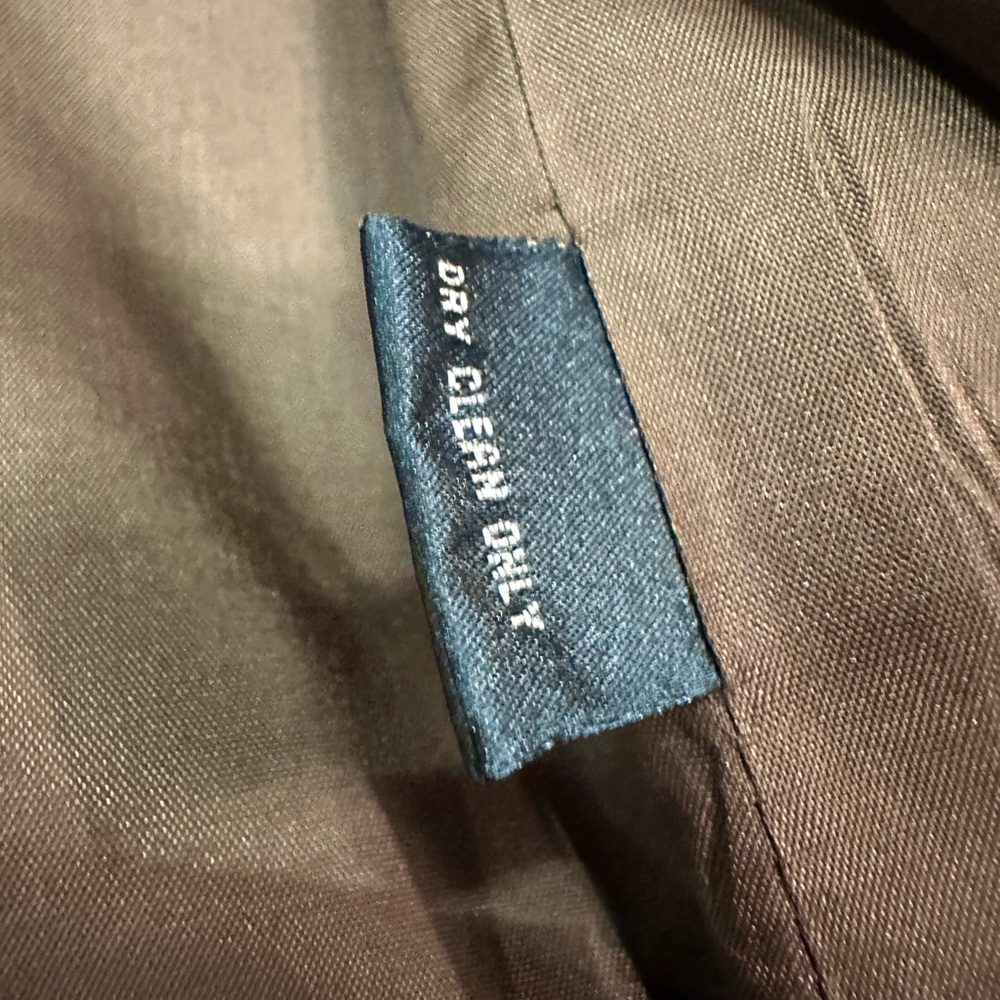 Lauren by Ralph Lauren Olive Wool Wrap Coat with Belt- Women’s Size Medium - Picture 4 of 10